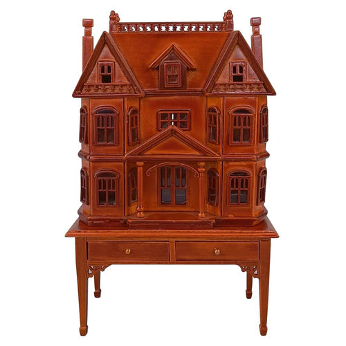 1:12 Dollhouse Miniature Toy House OB11 Scene – Vintage Cottage Display Cabinet